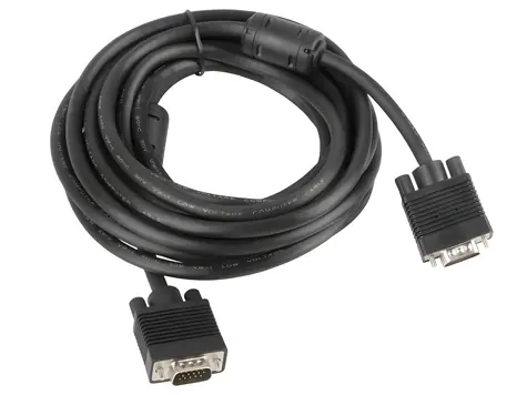 Lanberg CA-VGAC-10CC-0050-B čierna / Prepojovací kábel VGA / VGA (D-Sub) MM / 5 m