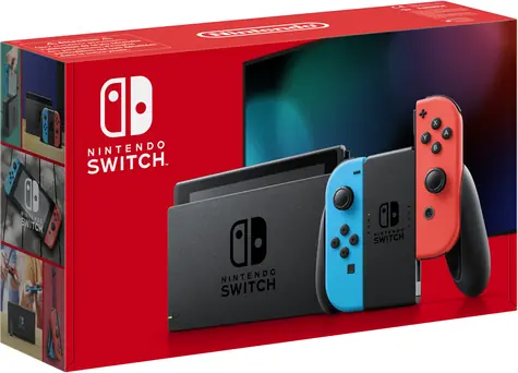 Nintendo Switch modrá & červená / Herná konzola / 6,2 "LCD / 32 GB / Wi-Fi 5 / Bluetooth 4.1