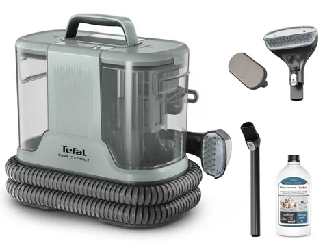 TEFAL IZ3020F0 Clean-It zelená / Tyčový vysávač / mokrý / 70 dB