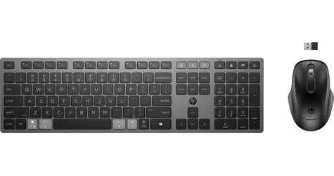 HP 725 Capacitor čierna / Bezdrôtový set klávesnica s myšou / USB + Bluetooth / superkondenzátor / 4000 DPI