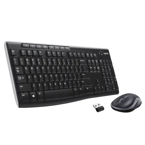 Logitech Wireless Combo MK270 čierna / Bezdrôtová sada klávesnice a myši / 2.4 GHz