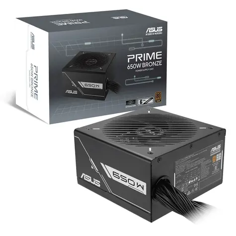Asus Prime 650W Bronze / Zdroj ATX / 135mm fan / 80PLUS Bronze / aktívny PFC