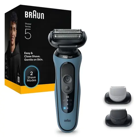 Braun Series 5 52-A1650S svetlo modrá / Holiaci strojček / Pánsky