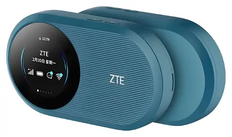 ZTE U10S Pre tyrkysové / Mobilný hotspot / 4G LTE / Wi-Fi 6 / 2,4 GHz / 3000 mAh
