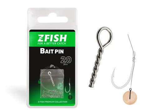 Zfish Bait Pin 6 mm / Nástrahový tŕň / 20 ks