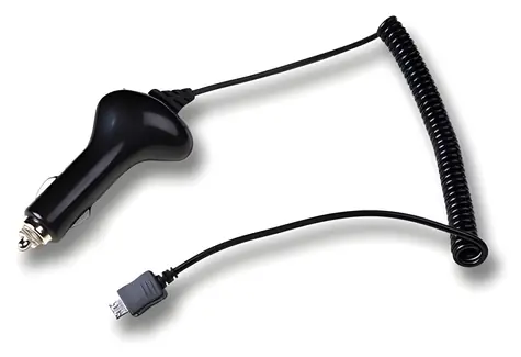 2GO čierna / Autonabíjačka / Micro-USB / 5 W / špirálový kábel