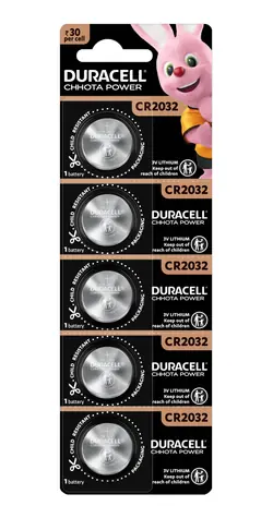 Duracell CR2016 / Gombíková batéria / Lítium / 3 V / 5 ks