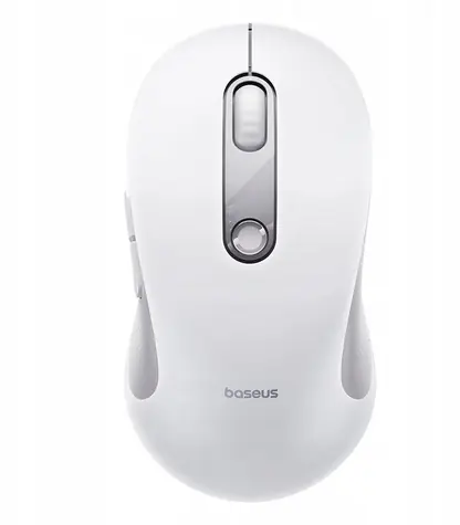 Baseus F02 biela / Bezdrôtová myš / Bluetooth / tiché tlačidlá / 70 g
