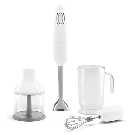 SMEG HBF03WHEU biela / Tyčový mixér / 700 W / Turbo / 1.4 l
