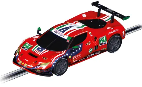 Carrera 64284 GO Ferrari 296 GT3 AF Corse No.21 / Auto pre autodráhu / 1:43