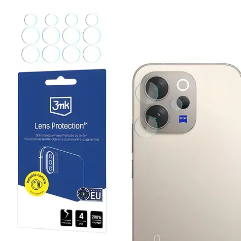 3mk Lens Protection Vivo V70 / Sklo na fotoaparát / hybridné sklo / 6H / 0,16 mm / 2 ks