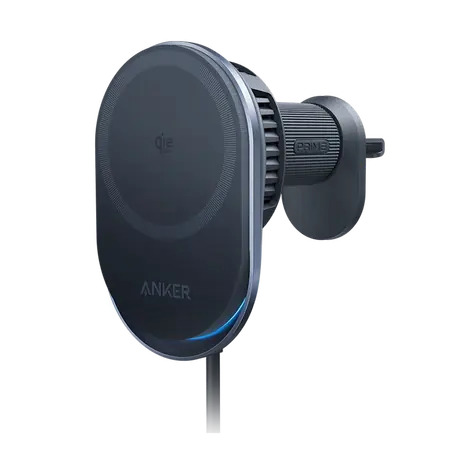 Anker Prime čierna / Držiak do auta s bezdrôtovým nabíjaním / Qi / 25W / do mriežky