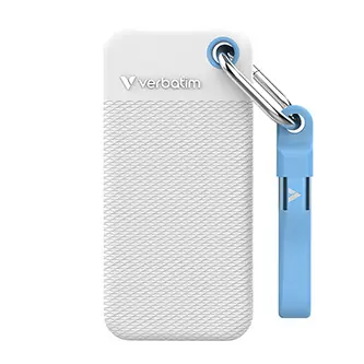 Verbatim Pocket SSD 1TB biela / Externý disk / USB-C 3.2 Gen 2 / R: 1000 MB/s / W: 1000 MB/s