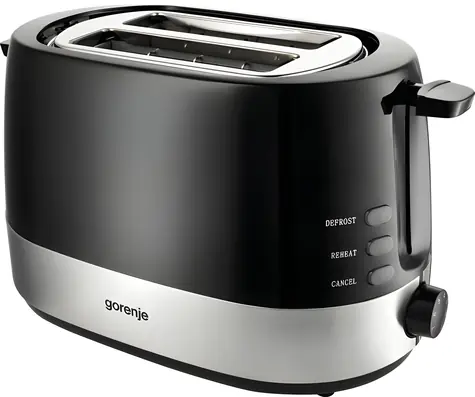 Gorenje T850BK čierna / Hriankovač / 850 W / 2 sloty