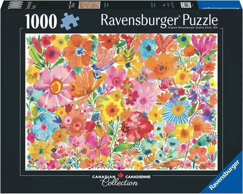 Ravensburger Puzzle Kvitnúce krásky Canadian Collection / 1000 dielikov