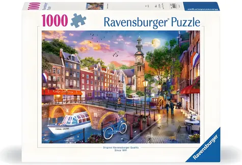 Ravensburger Puzzle Amsterdam / 1000 dielikov / 70 × 50 cm