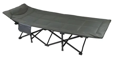 Cattara Easy šedozelená / Lehátko kempingové skladacie / 6,6 kg