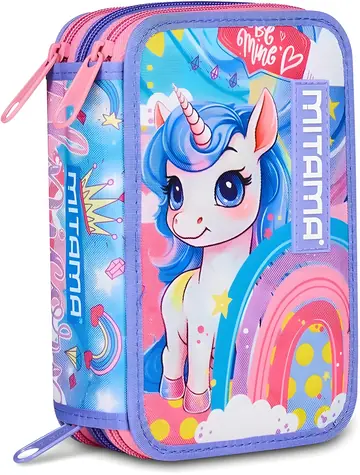 Mitama Triplo Rainbow / Školský peračník / Trojposchodový / Plný / 47 ks