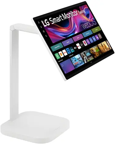 31.5" LG Swing 32U889SA-W biela / Monitor / IPS / 3840 x 2160 / 60 Hz / Touch / SMART