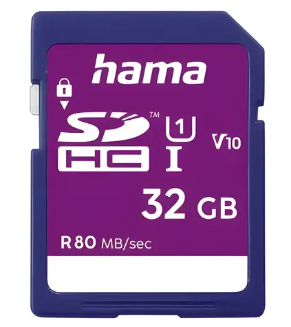 HAMA SDHC 32 GB / Pamäťová karta / Class 10 / UHS-I / 80 MB/s / V10