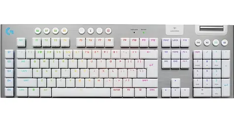Logitech G915 X biela / Bezdrôtová herná klávesnica / US layout / LIGHTSPEED