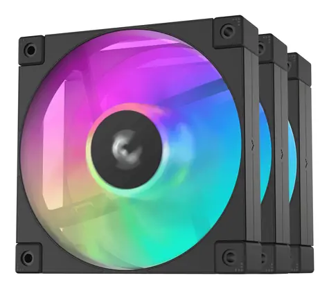 DEEPCOOL FD12 ARGB čierna / Sada 3 kusy / 120mm / 84.81 CFM / 26.9dB / 400-2050 RPM