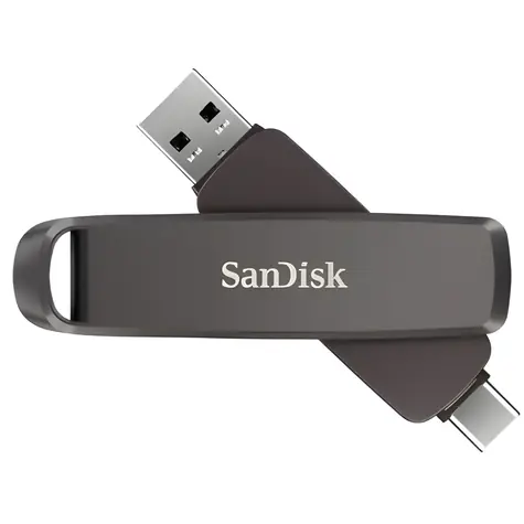 SanDisk Extreme Pro Dual Drive 256 GB / Flash Disk / USB-C + USB-A / čítanie 1000 MB/s / zápis 900 MB/s