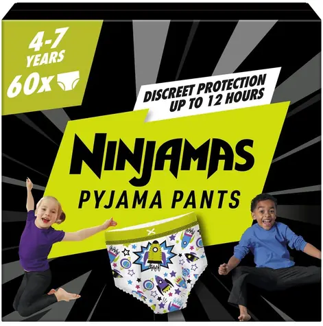 Pampers Ninjamas XXL Boy (60 ks) / Plienkové nohavičky