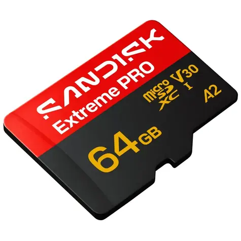 SanDisk Extreme PRO microSDXC 64 GB + adaptér / Pamäťová karta / Class 10 / A2 / V30 / UHS-I U3