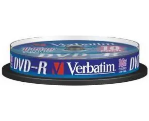 Verbatim DVD- R / DVD- R médium / 4,7 GB / 16x / 10 ks / Spindl