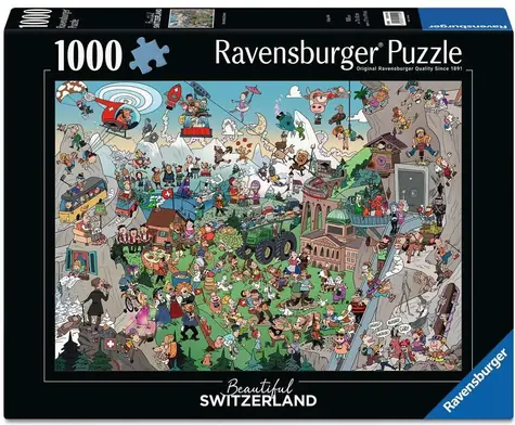 Ravensburger Krásne Švajčiarsko / 1000 dielikov