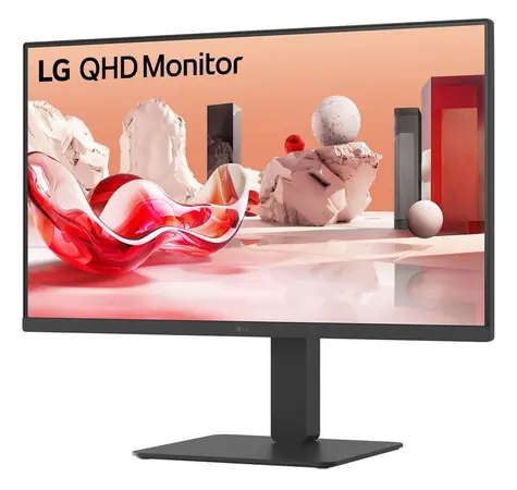 27" LG 27BA54QB-B čierna / Monitor / IPS / 2560x1440 / 75 Hz / 350 cd/m2 / 2x HDMI + DP / repro