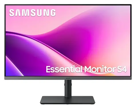 27" Samsung Essential S4 LS27F434UAUXEN čierna / Monitor / IPS / 1920x1080 / 100 Hz / 300 cd/m2 / HDMI + DP / VESA