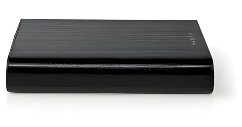Nedis / Externý box pre 3.5" HDD / SATA I/II/III / USB 3.1 Gen1 / USB-C a USB-A / hliníkový