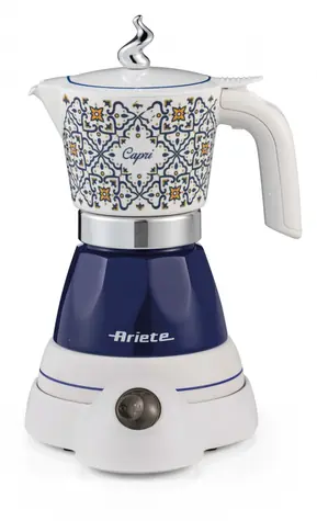 Ariete Moka Capri Electric modrobiela / Elektrická moka kanvica / 400 W