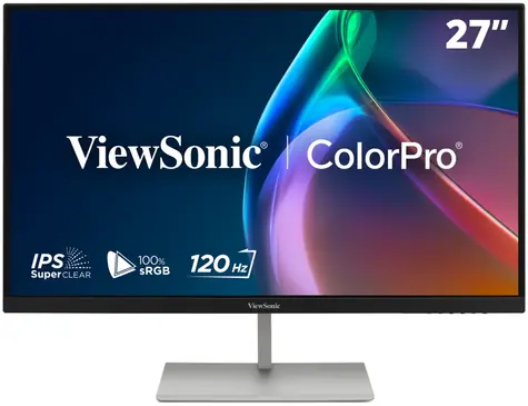 27" ViewSonic VP2766-2K čierna / Monitor / IPS / 2560 x 1440 / 120 Hz / 350 cd/m2 / USB-C 90W / repro