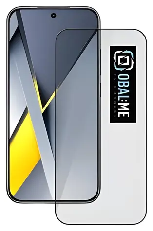 Obal:Me 5D Tvrdené Sklo pre XIAOMI POCO F8 Pre čierna / Ochranné sklo