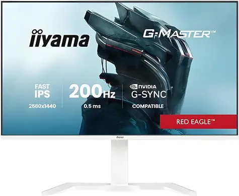 27" Iiyama G-Master GB2771QSU-W1 biela / Monitor / Fast IPS / QHD / 200 Hz / 0,5 ms