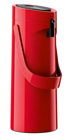 Emsa PONZA červená / Pumpovacia termoska / 1,9 l / Comfort Press