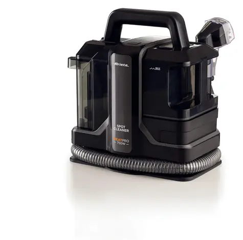 Ariete Spot Cleaner Heat Pro čierna / Mokro-suchý čistič / 750 W / dvojitá nádrž 1,1 + 0,8 l / 5 m kábel