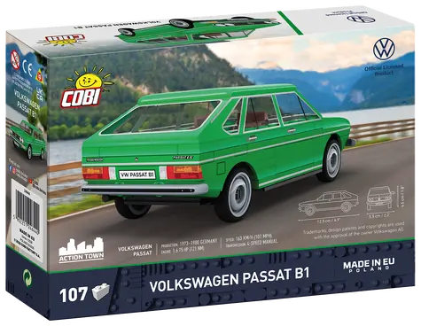 Cobi 24644 Volkswagen Passat B1 zelená / Stavebnica / 1:35 / 107 dielikov / od 7 rokov