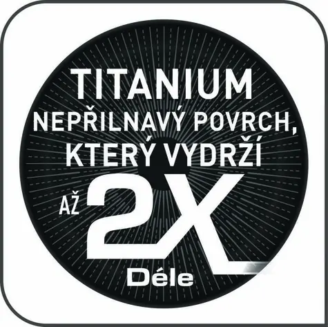 TEFAL Resist Intense D52210 červená / Palacinková panvica / 25 cm / TITANIUM PRO / THERMO-SPOT
