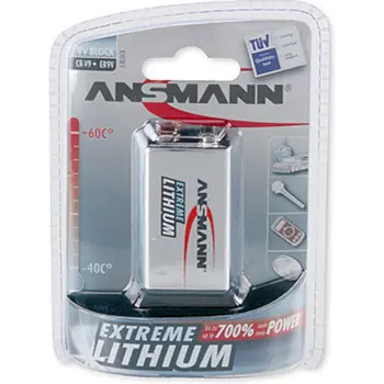 Ansmann Extreme Lítium 9V / Batéria / Lítium / 1 ks