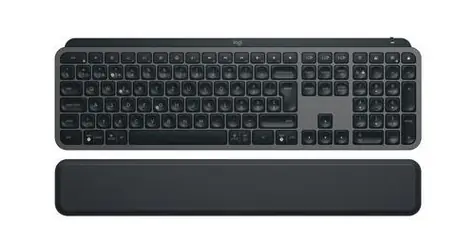 Logitech MX Keys S PLUS sivá / Bezdrôtová klávesnica / USB-C / BT / CH layout