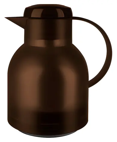 Emsa Samba Vacuum 1l hnedá / Vákuová kanvica (termoska) / Quick Press