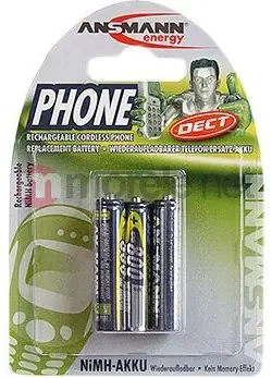 Ansmann maxE AAA 800 mAh (3 ks) / Akumulátor / NiMH / pre DECT telefóny