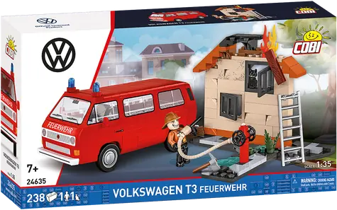Cobi 24635 Volkswagen T3 Hasiči / Stavebnice / 1:35 / 238 kociek / od 7 rokov