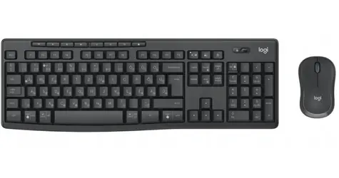 Logitech MK370 Combo for Business grafitová / Bezdrôtová sada klávesnice a myši / Bluetooth / USB dongle / HU layout