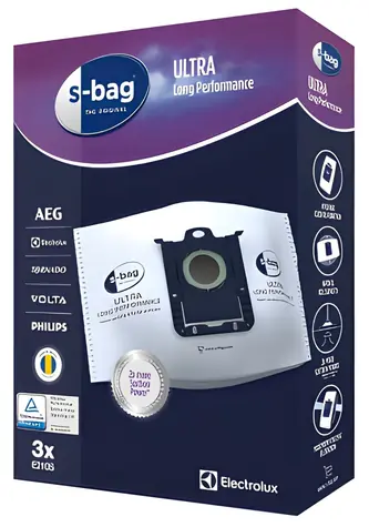 Electrolux E210S s-bag Ultra Long Performance / Vrecká do vysávača / 5 l / 3 ks