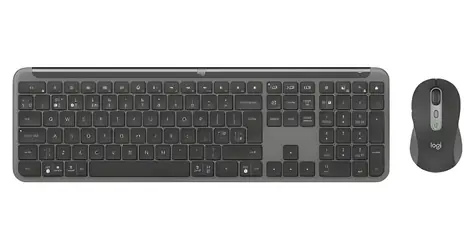 Logitech Signature Slim Combo MK950 grafitová / Bezdrôtová sada klávesnice a myši / CH layout